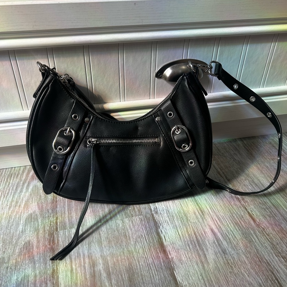 H&M Adjustable Faux Leather Strap Bag